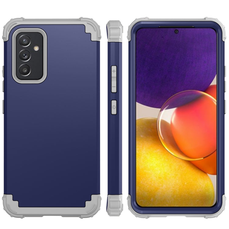 For Samsung Galaxy A82 5G 3 in 1 Shockproof PC + Silicone Protective Case