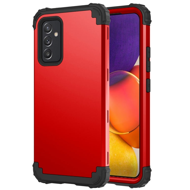 For Samsung Galaxy A82 5G 3 in 1 Shockproof PC + Silicone Protective Case