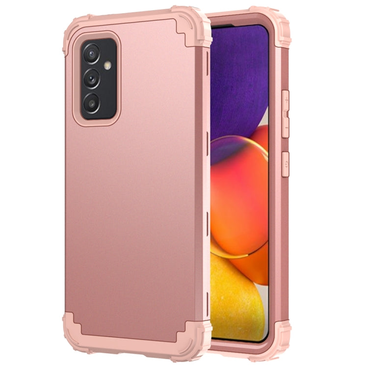 For Samsung Galaxy A82 5G 3 in 1 Shockproof PC + Silicone Protective Case