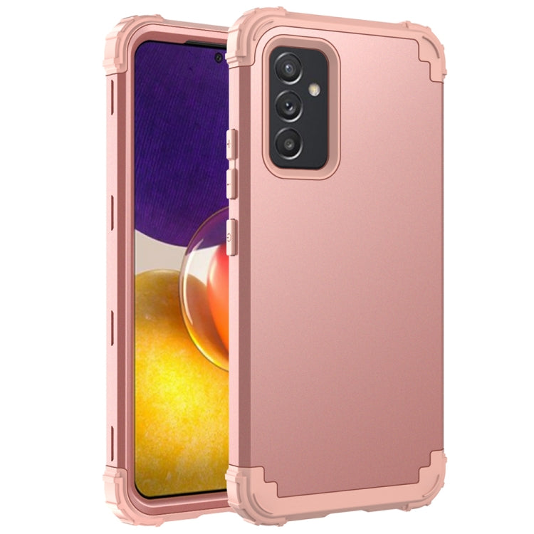 For Samsung Galaxy A82 5G 3 in 1 Shockproof PC + Silicone Protective Case