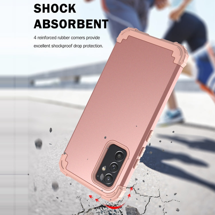 For Samsung Galaxy A82 5G 3 in 1 Shockproof PC + Silicone Protective Case
