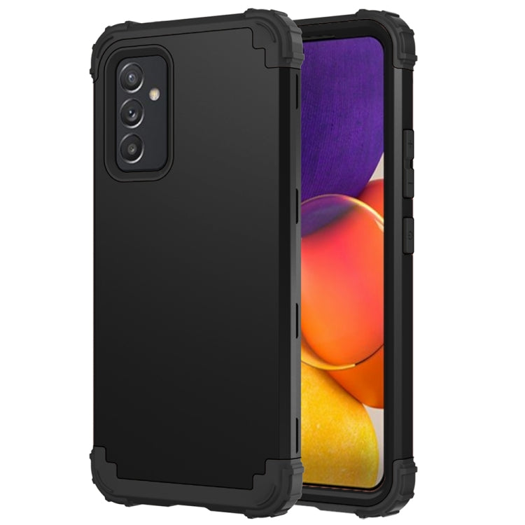 For Samsung Galaxy A82 5G 3 in 1 Shockproof PC + Silicone Protective Case