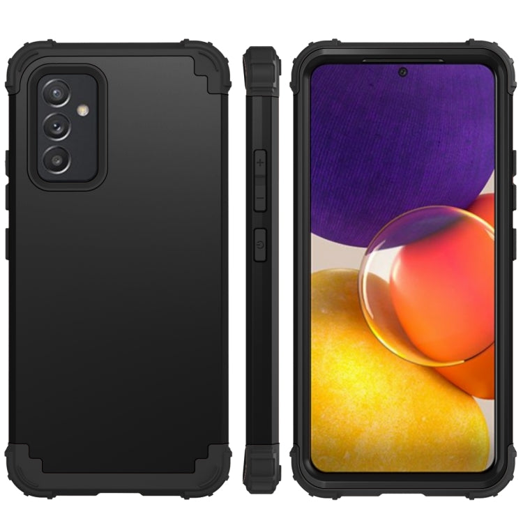 For Samsung Galaxy A82 5G 3 in 1 Shockproof PC + Silicone Protective Case