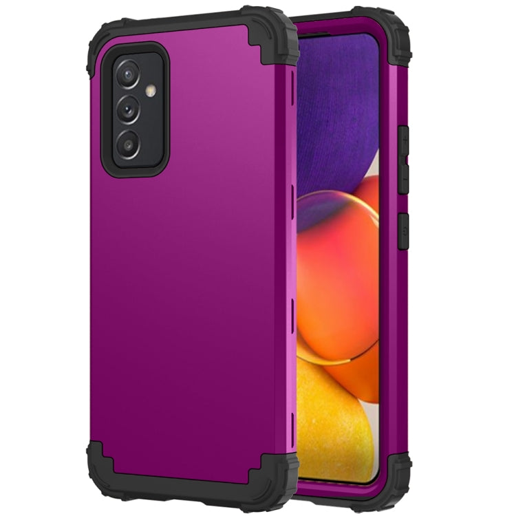 For Samsung Galaxy A82 5G 3 in 1 Shockproof PC + Silicone Protective Case