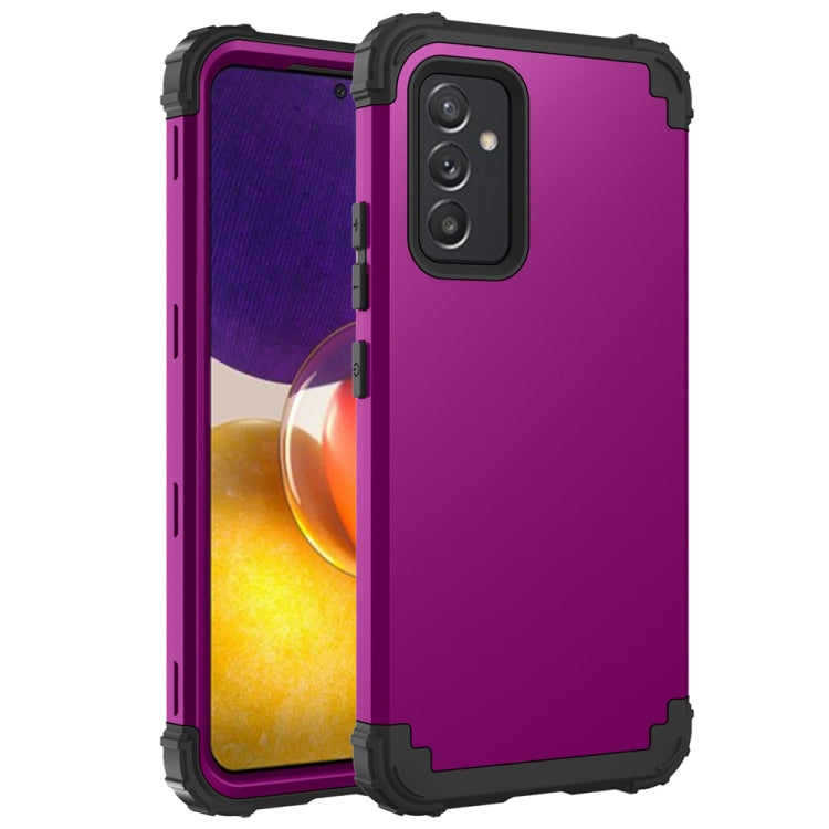 For Samsung Galaxy A82 5G 3 in 1 Shockproof PC + Silicone Protective Case