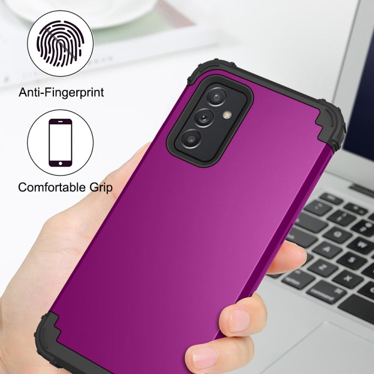 For Samsung Galaxy A82 5G 3 in 1 Shockproof PC + Silicone Protective Case