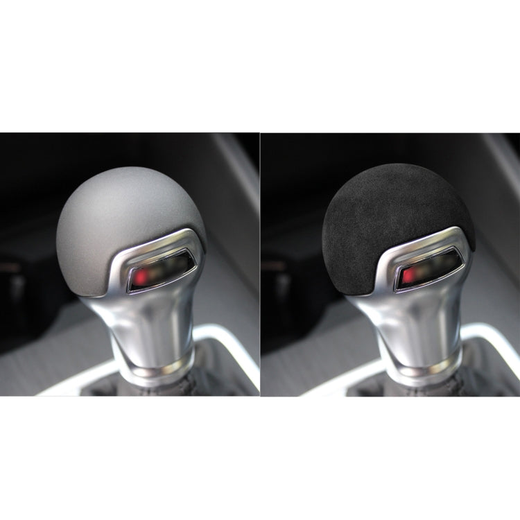 Car Suede Shift Knob Handle Cover for Audi A3(2014+) / Q2(2018+) / S3(2014+) / TT(2015+) , Suitable for Left Driving