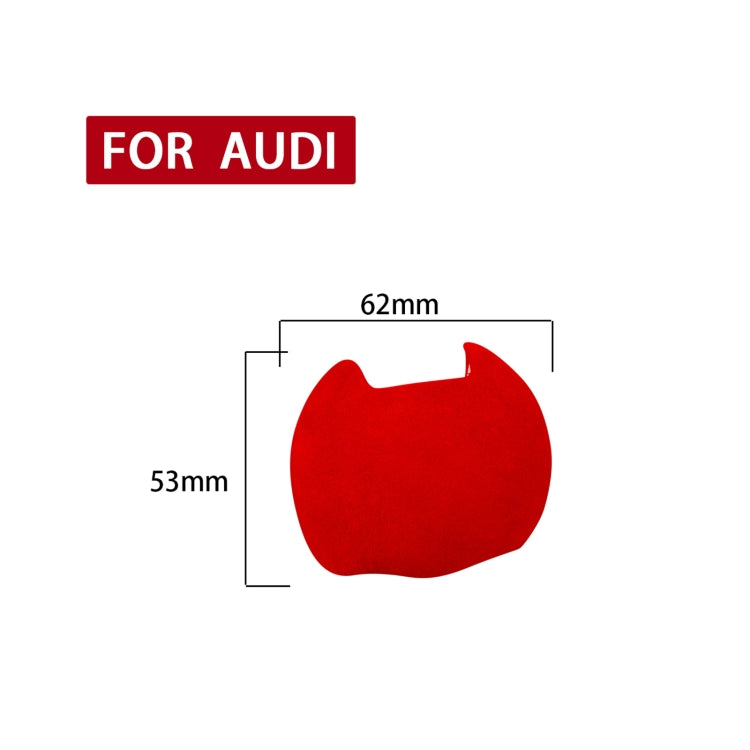 Car Suede Shift Knob Handle Cover for Audi A3(2014+) / Q2(2018+) / S3(2014+) / TT(2015+) , Suitable for Left Driving