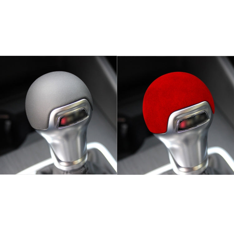 Car Suede Shift Knob Handle Cover for Audi A3(2014+) / Q2(2018+) / S3(2014+) / TT(2015+) , Suitable for Left Driving
