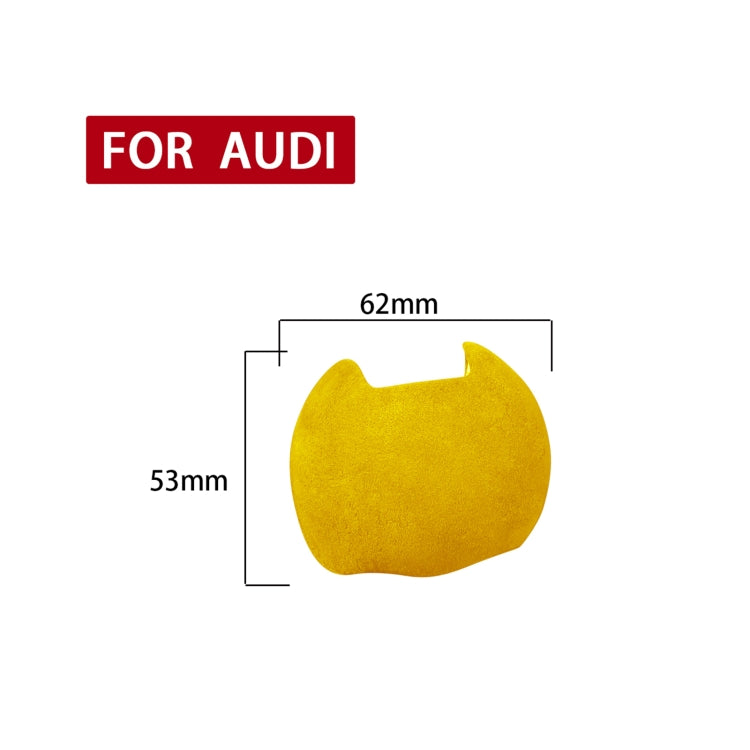 Car Suede Shift Knob Handle Cover for Audi A3(2014+) / Q2(2018+) / S3(2014+) / TT(2015+) , Suitable for Left Driving