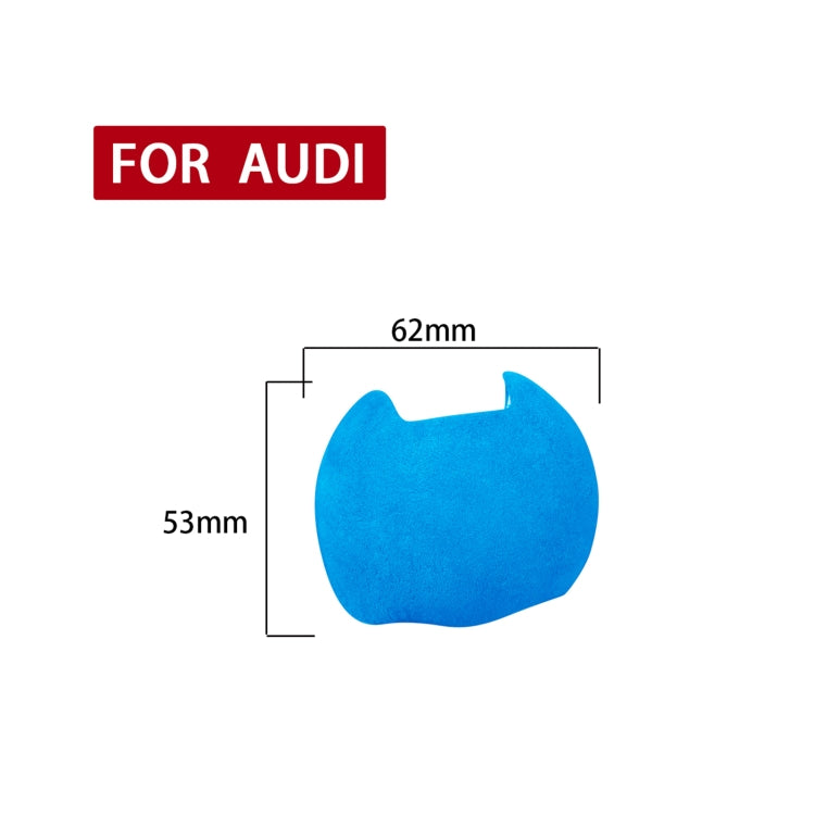 Car Suede Shift Knob Handle Cover for Audi A3(2014+) / Q2(2018+) / S3(2014+) / TT(2015+) , Suitable for Left Driving