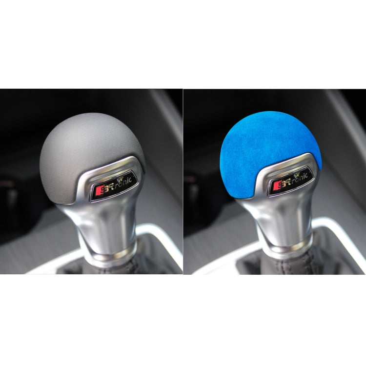 Car Suede Shift Knob Handle Cover for Audi A3(2014+) / Q2(2018+) / S3(2014+) / TT(2015+) , Suitable for Left Driving