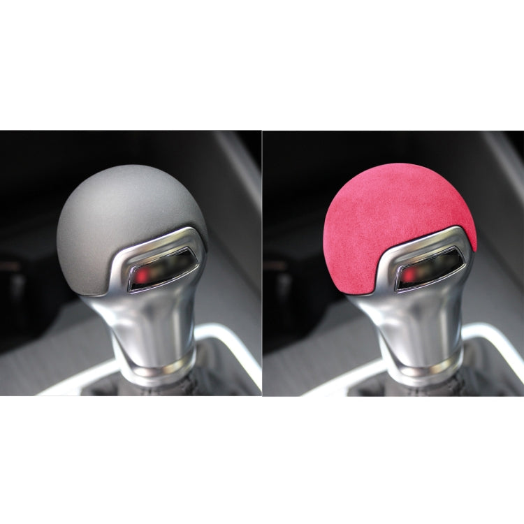 Car Suede Shift Knob Handle Cover for Audi A3(2014+) / Q2(2018+) / S3(2014+) / TT(2015+) , Suitable for Left Driving