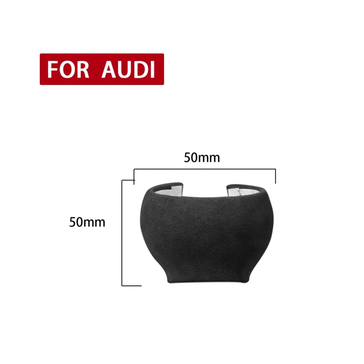 Car Suede Shift Knob Handle Cover for Audi A3(2010-2013) / Q3(2013-2018) / TTRS(2013-2020)  , Suitable for Left Driving