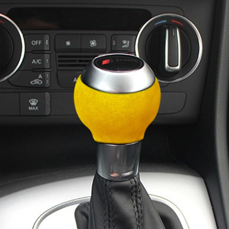 Car Suede Shift Knob Handle Cover for Audi A3(2010-2013) / Q3(2013-2018) / TTRS(2013-2020)  , Suitable for Left Driving