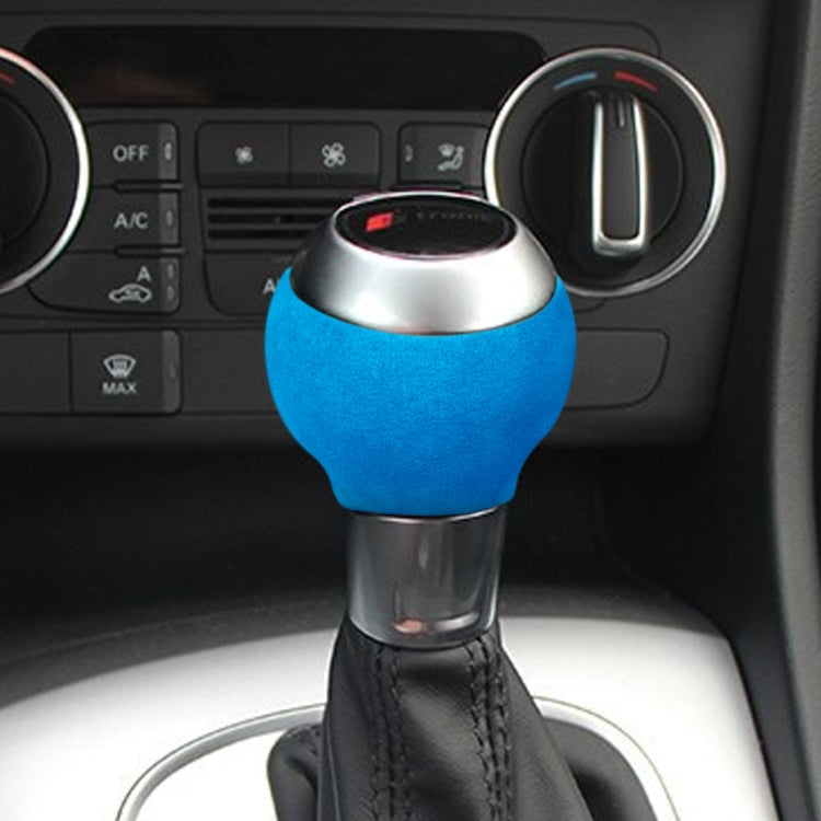 Car Suede Shift Knob Handle Cover for Audi A3(2010-2013) / Q3(2013-2018) / TTRS(2013-2020)  , Suitable for Left Driving