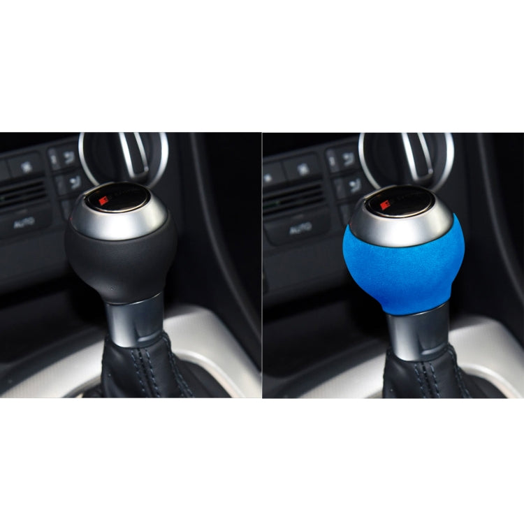 Car Suede Shift Knob Handle Cover for Audi A3(2010-2013) / Q3(2013-2018) / TTRS(2013-2020)  , Suitable for Left Driving
