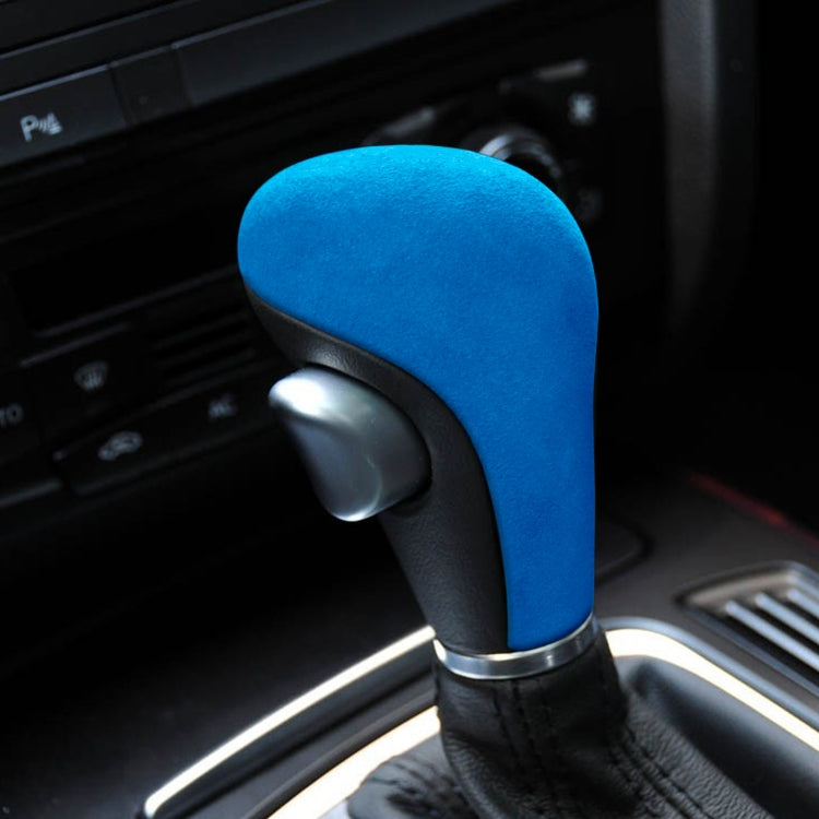 Car Suede Shift Knob Handle Cover for Audi A4(2009-2012) / A5(2008-2010) / Q5(2009-2012), Suitable for Left Driving
