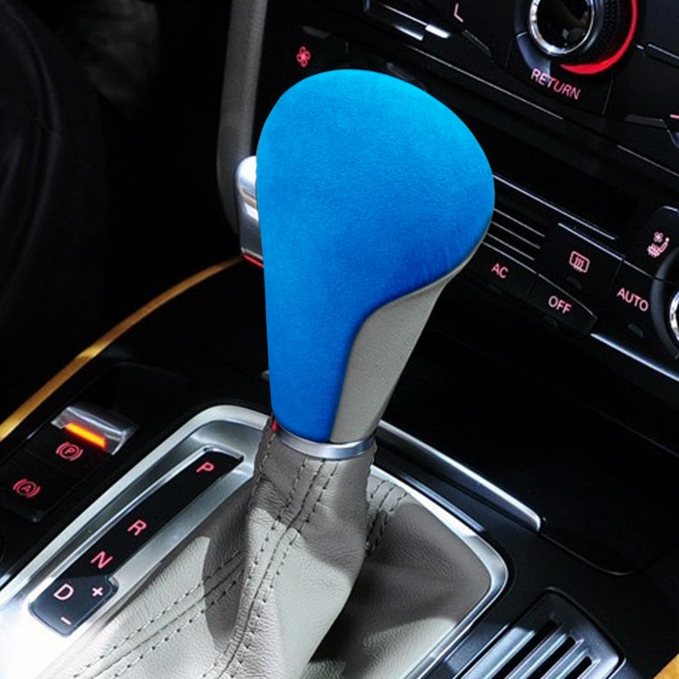 Car Suede Shift Knob Handle Cover for Audi A4(2009-2012) / A5(2008-2010) / Q5(2009-2012), Suitable for Left Driving