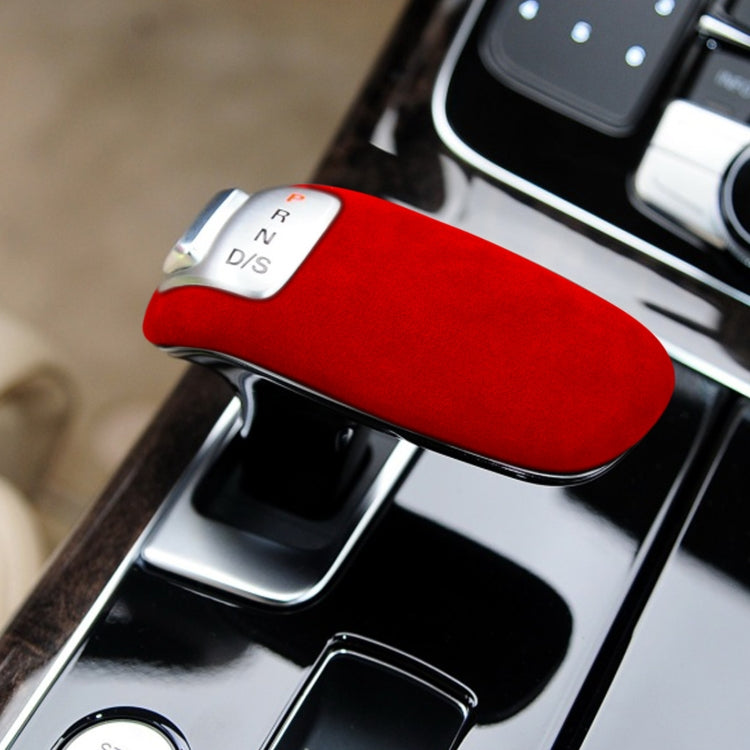 Car Suede Shift Knob Handle Cover for Audi A8(2011-2017) , Suitable for Left Driving