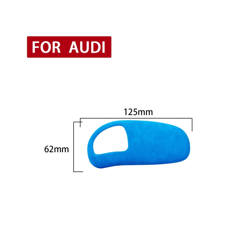 Car Suede Shift Knob Handle Cover for Audi A8(2011-2017) , Suitable for Left Driving
