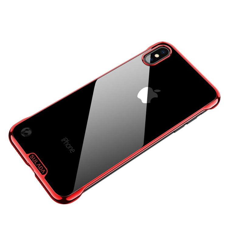 For iPhone X / XS SULADA Borderless Plated PC Protective Case