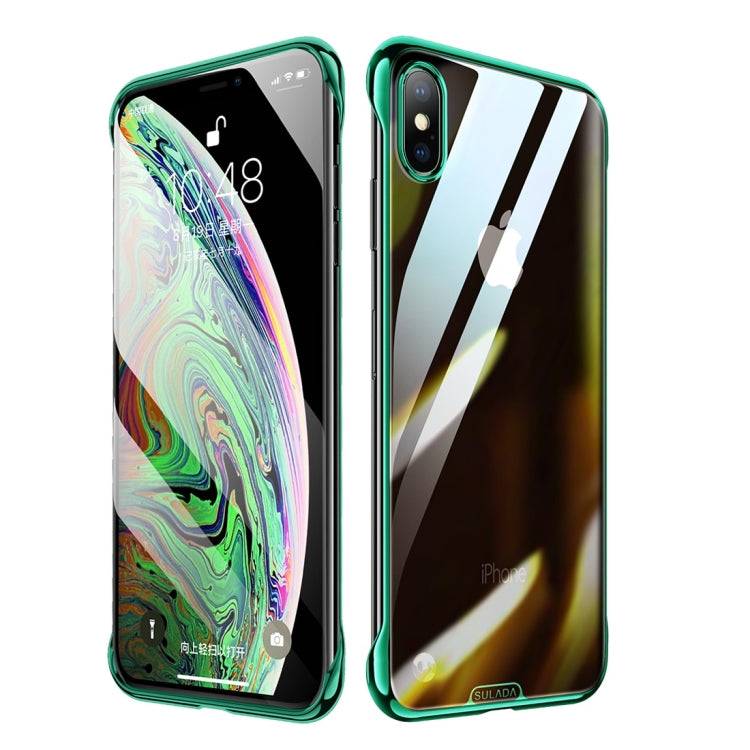 For iPhone X / XS SULADA Borderless Plated PC Protective Case