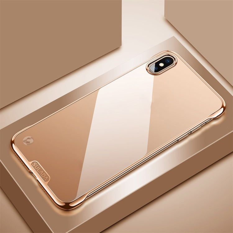 For iPhone X / XS SULADA Borderless Plated PC Protective Case