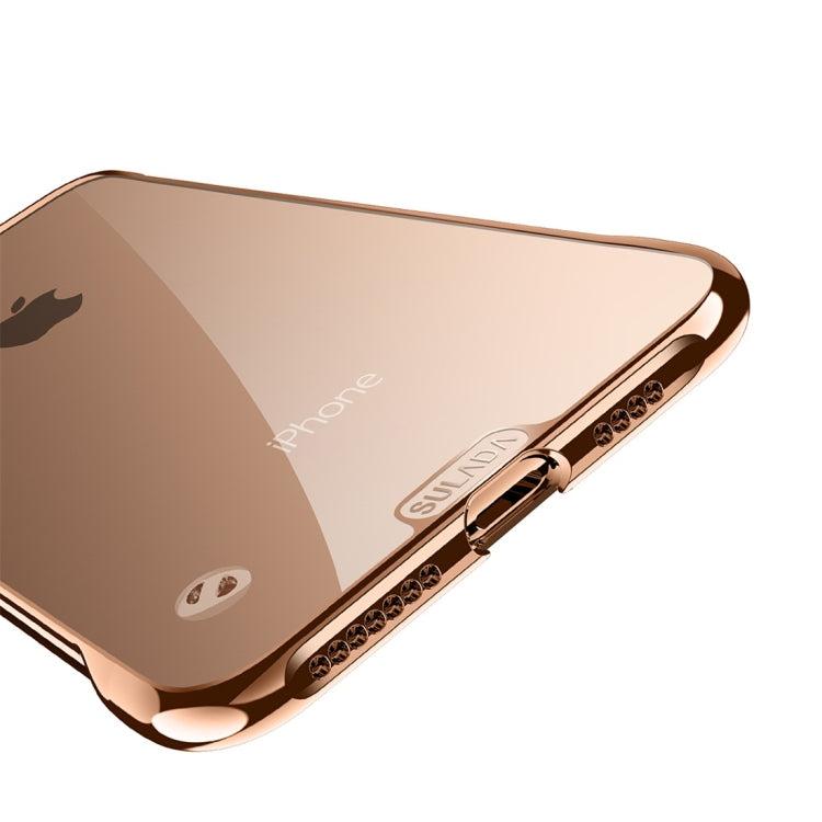 For iPhone X / XS SULADA Borderless Plated PC Protective Case
