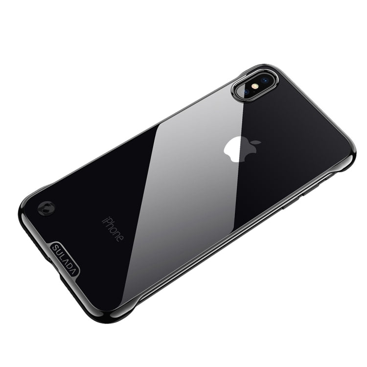 For iPhone XR SULADA Borderless Plated PC Protective Case