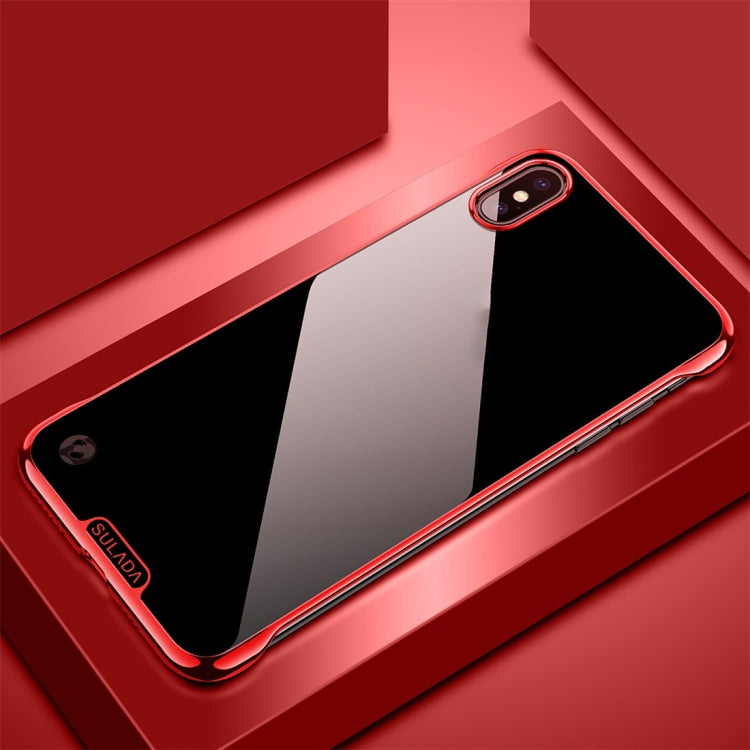 For iPhone XR SULADA Borderless Plated PC Protective Case
