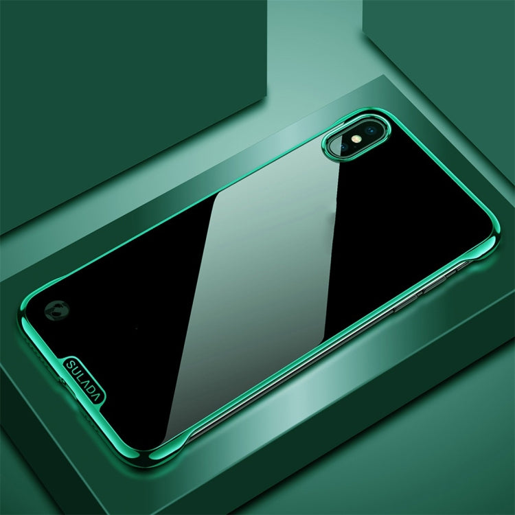 For iPhone XR SULADA Borderless Plated PC Protective Case