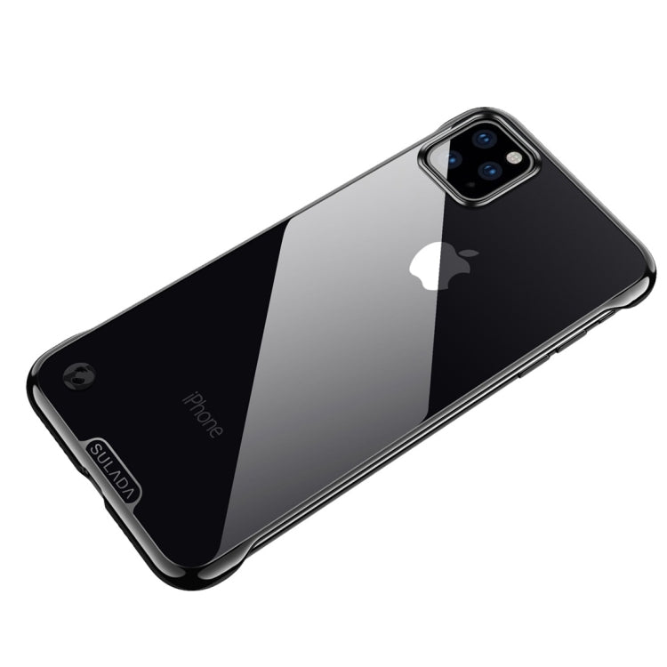 For iPhone 11 Pro Max SULADA Borderless Plated PC Protective Case