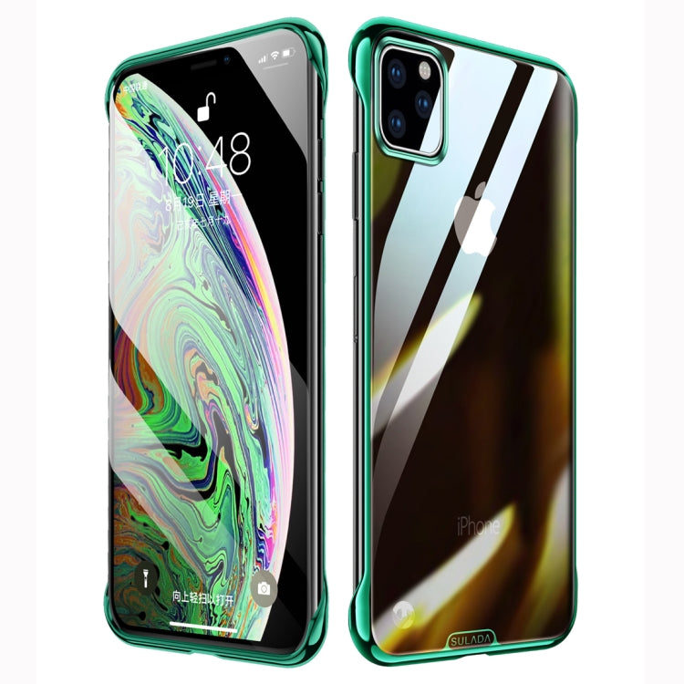 For iPhone 11 Pro Max SULADA Borderless Plated PC Protective Case