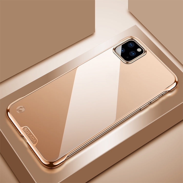 For iPhone 11 Pro Max SULADA Borderless Plated PC Protective Case
