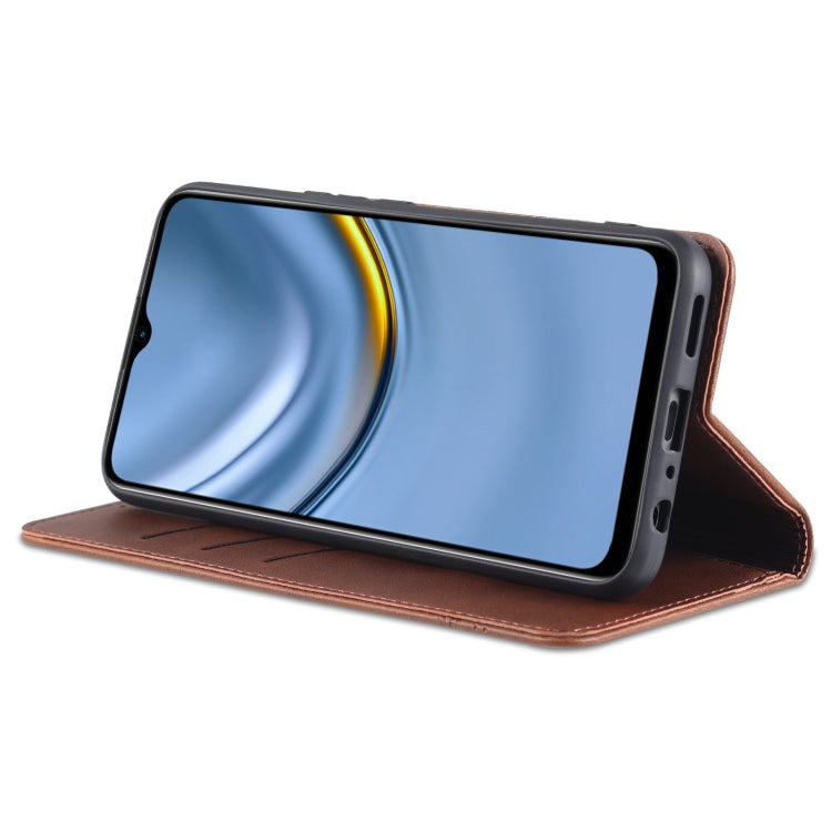 AZNS Magnetic Calf Texture Horizontal Flip Leather Case with Card Slots & Holder & Wallet For Honor Play 20