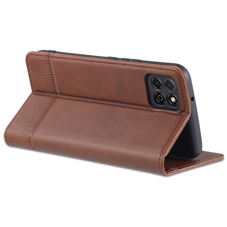 AZNS Magnetic Calf Texture Horizontal Flip Leather Case with Card Slots & Holder & Wallet For Honor Play 20