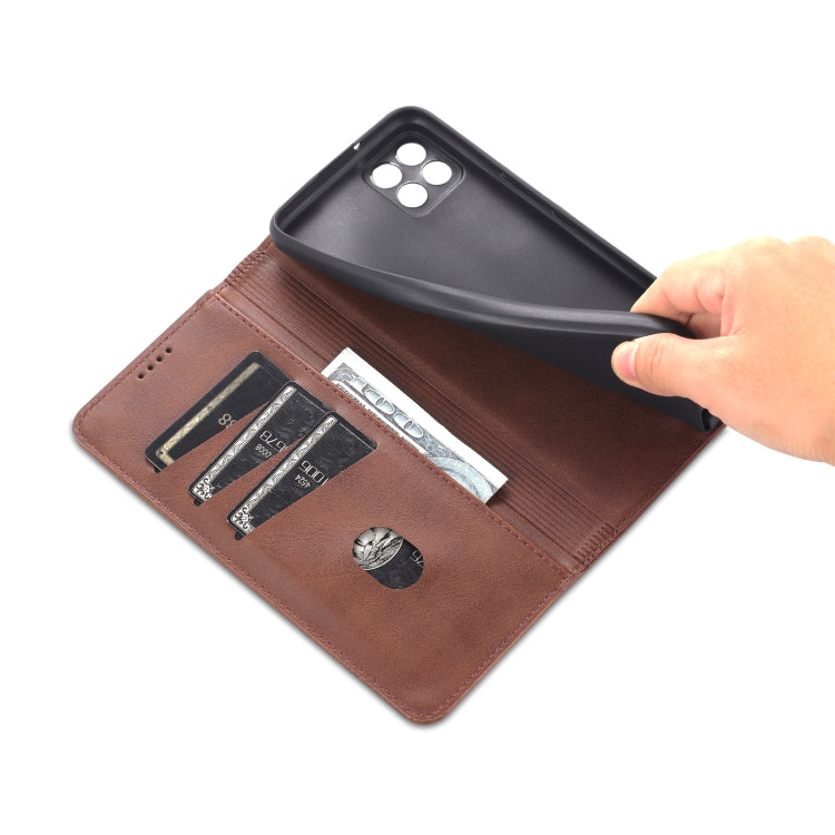 AZNS Magnetic Calf Texture Horizontal Flip Leather Case with Card Slots & Holder & Wallet For Honor Play 20