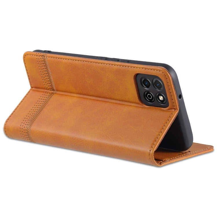 AZNS Magnetic Calf Texture Horizontal Flip Leather Case with Card Slots & Holder & Wallet For Honor Play 20