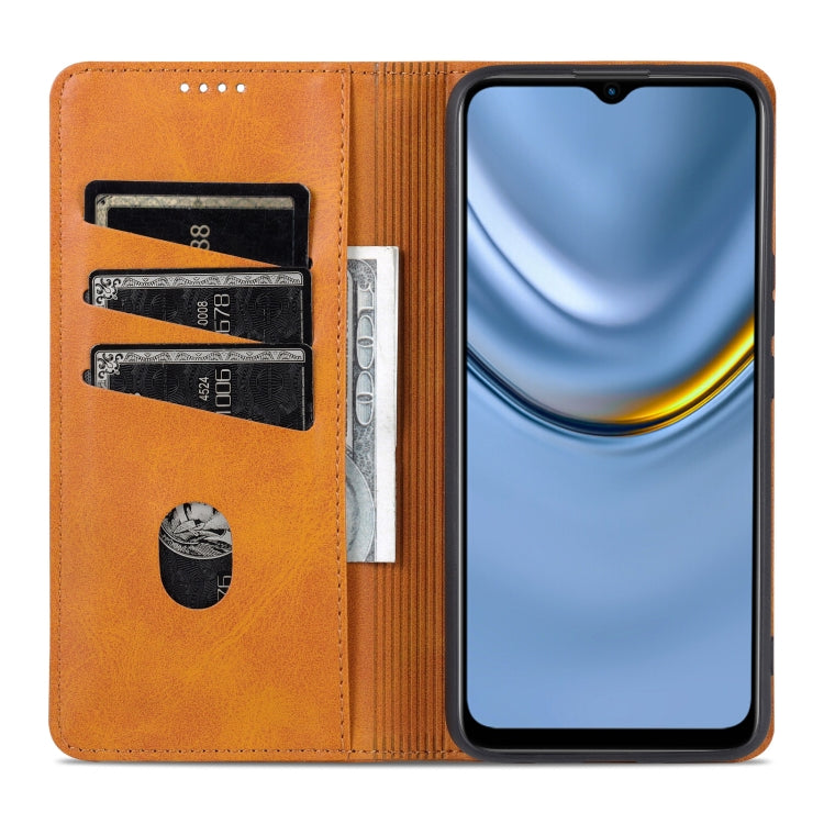 AZNS Magnetic Calf Texture Horizontal Flip Leather Case with Card Slots & Holder & Wallet For Honor Play 20
