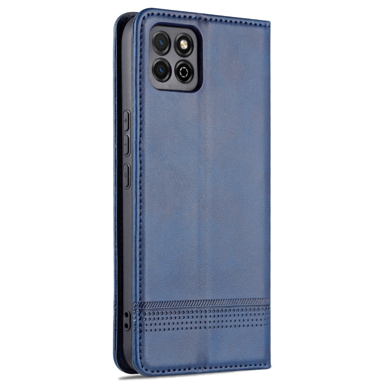 AZNS Magnetic Calf Texture Horizontal Flip Leather Case with Card Slots & Holder & Wallet For Honor Play 20