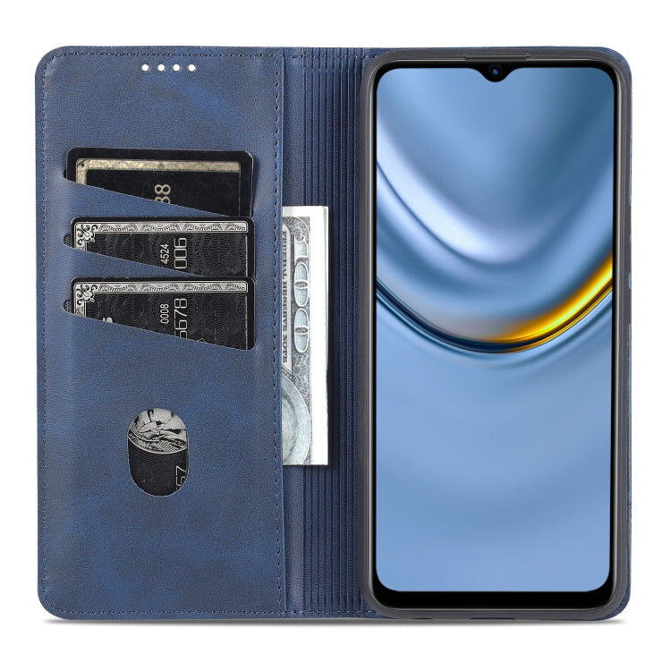 AZNS Magnetic Calf Texture Horizontal Flip Leather Case with Card Slots & Holder & Wallet For Honor Play 20