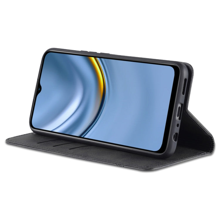 AZNS Magnetic Calf Texture Horizontal Flip Leather Case with Card Slots & Holder & Wallet For Honor Play 20
