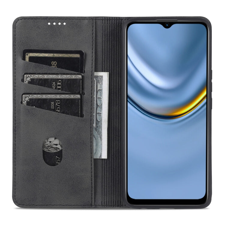 AZNS Magnetic Calf Texture Horizontal Flip Leather Case with Card Slots & Holder & Wallet For Honor Play 20