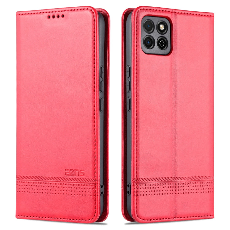 AZNS Magnetic Calf Texture Horizontal Flip Leather Case with Card Slots & Holder & Wallet For Honor Play 20