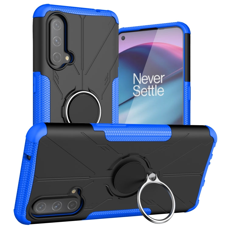 Machine Armor Bear Shockproof PC + TPU Protective Case with Ring Holder For OnePlus Nord CE 5G