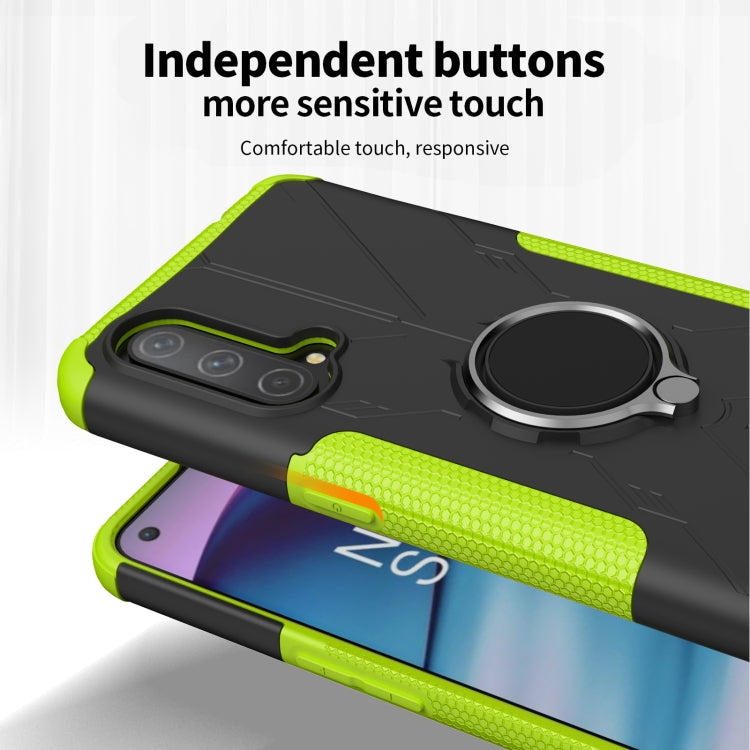 Machine Armor Bear Shockproof PC + TPU Protective Case with Ring Holder For OnePlus Nord CE 5G