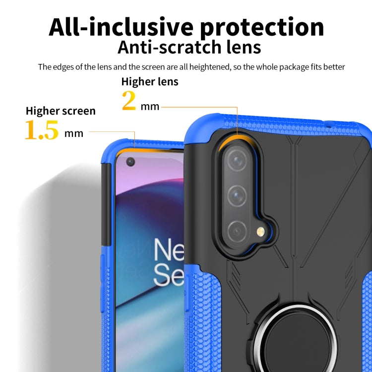 Machine Armor Bear Shockproof PC + TPU Protective Case with Ring Holder For OnePlus Nord CE 5G