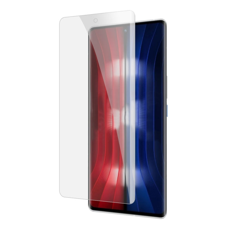 For vivo iQOO 8 Pro UV Liquid Curved Full Glue Tempered Glass Film