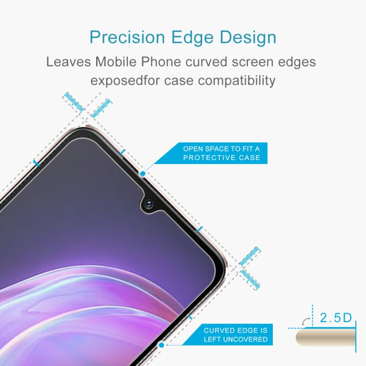 For vivo V21 / V21 5G 10 PCS 0.26mm 9H 2.5D Tempered Glass Film